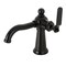 Kingston Brass KS3540KL Single-Handle Bathroom Faucet with Push Pop-Up, Matte Black KS3540KL - alternate 1